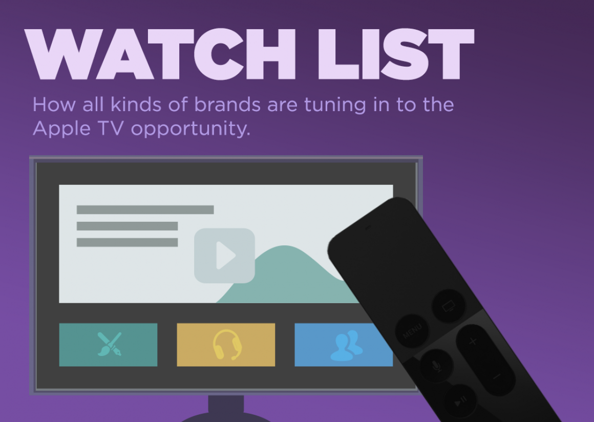 Watch List: Apple TV Use Cases – Infographic